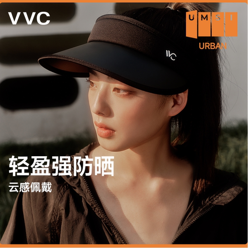 VVC防晒帽空顶帽春夏网红