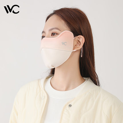 VVC保暖口罩秋冬女防晒防风透气3d立体加绒加厚显瘦护眼角