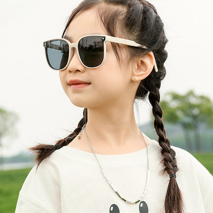 VVC儿童防晒可折叠墨镜防紫外线护目墨镜夏新款男女遮阳太阳眼镜