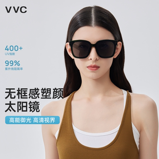 夏季 VVC墨镜女防紫外线2025新款 遮阳防晒眼镜高级感偏光太阳镜男
