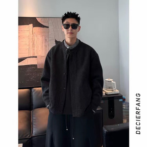 308B-JK6635-P168   休闲时尚简约假两件针织开衫 （网图慎用）A图片