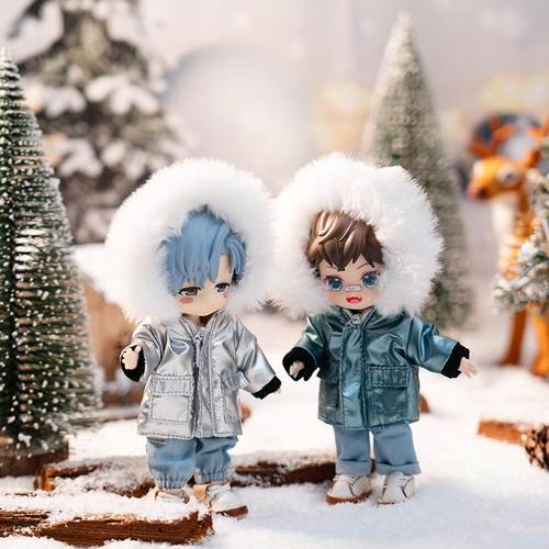 ob11娃衣molly羽绒服棉服外套连帽外套阿巳2.0妖精体bjd GSC素体