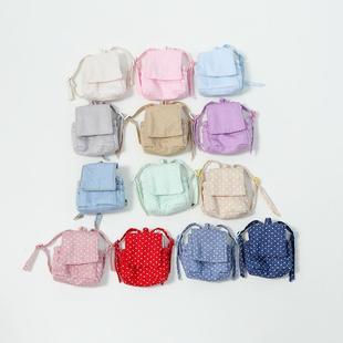 ob11娃娃背包 6分/12分bjd娃娃Labubu拉布布8分bjd多图案换装包包