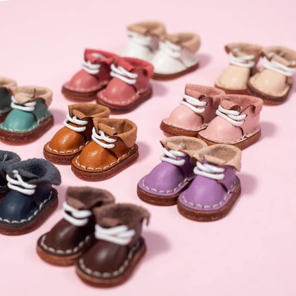 ob11娃鞋 手工牛皮鞋 翻遍皮鞋 芭萨卡 1/12 body9 YMY molly