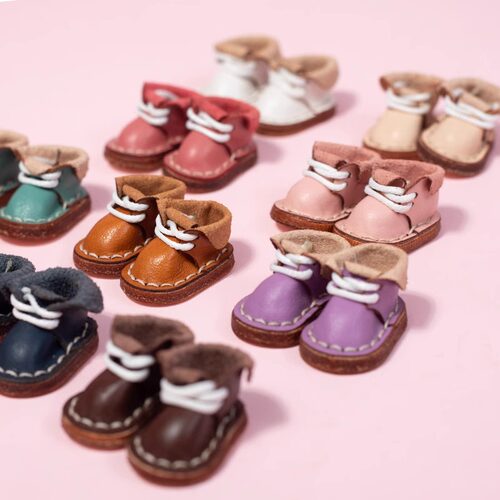 ob11娃鞋 手工牛皮鞋 翻遍皮鞋 芭萨卡 1/12 body9 YMY molly