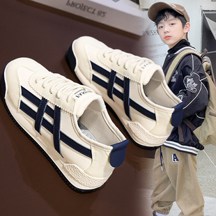 男童鞋春季2026新款儿童阿甘运动鞋透气学生大童德训跑步鞋男孩潮