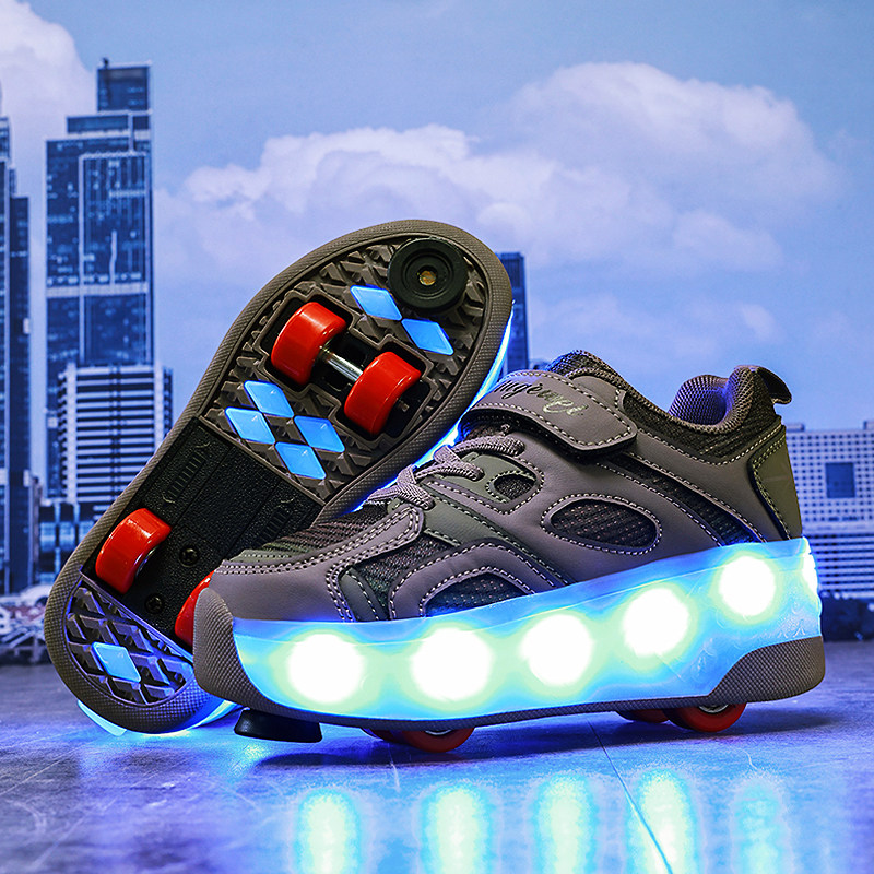 男童暴走鞋秋季2025新款隐形可收缩儿童轮滑鞋学生亮灯溜冰爆走鞋,童鞋/婴儿鞋/亲子鞋,运动鞋,淘宝优惠券,粉丝福利购,淘宝优惠卷