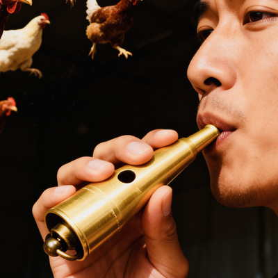 原创Bowes泰国加长加厚母鸡叫声哨子喂鸡神器音质响亮适合茶花鸡