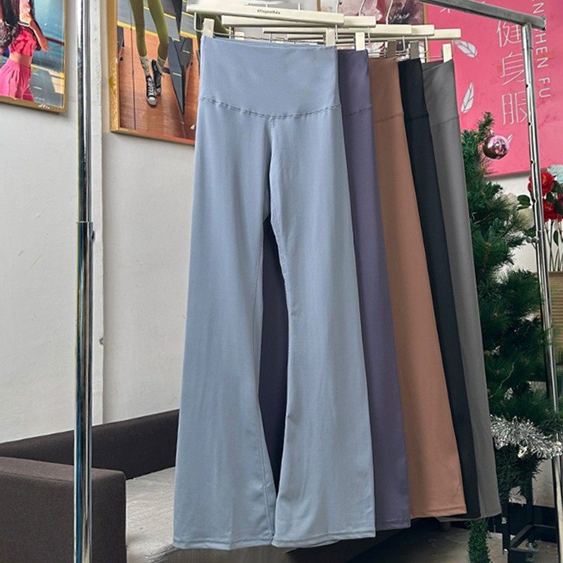 高腰收腹高弹裸感阔腿喇叭裤显瘦速干运动健身裤跑步女瑜伽裤,运动/瑜伽/健身/球迷用品,瑜伽长裤,淘宝优惠券,粉丝福利购,淘宝优惠卷