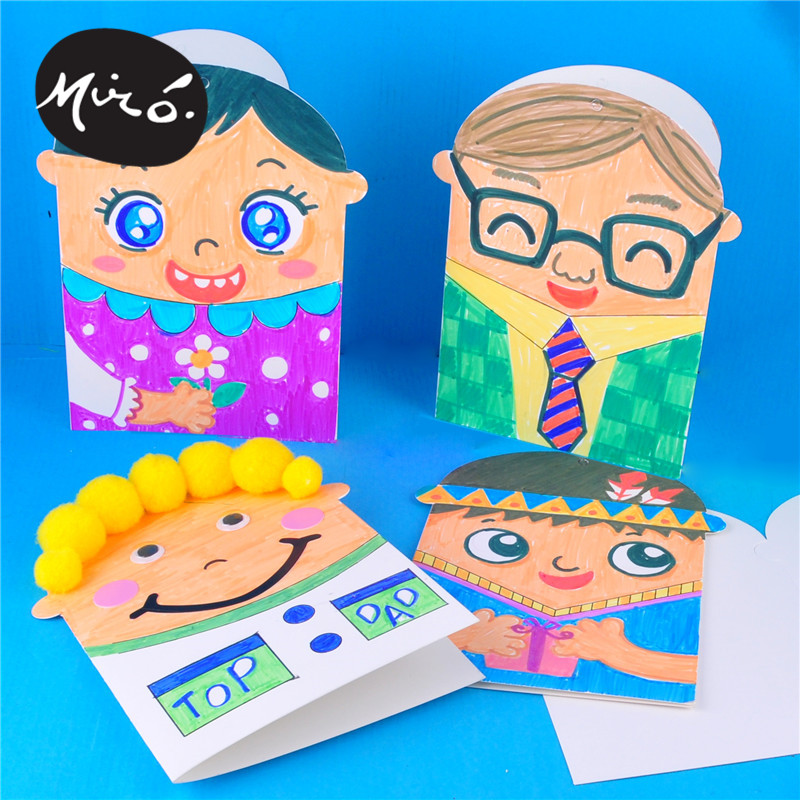 送给最爱的人贺卡教师节礼物送老师儿童创意手工diy幼儿园材料包|ruв категории фестиваль товаров/подарок, открытки/карта - от Buy2taobao.com для оказания профессиональной услуги покупки агента Taobao