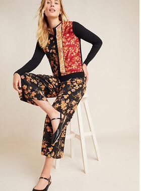 澳洲kachel一批新品。别致设计。侧边纽扣阔腿裤宽腿裤。赞