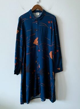 新品法国小众dph斜纹人造棉时尚