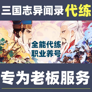 升级 武将 材料 三国志异闻录代练代打 托管 开荒 金币 养号 日常