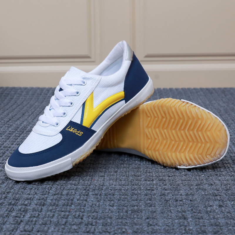 乒乓球鞋运动鞋防滑帆布鞋体考鞋