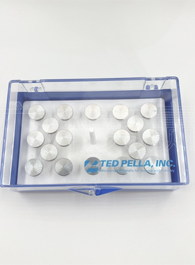 16709SEM扫描电镜18孔钉形样品台存储盒套装含18个样品台广州竞赢