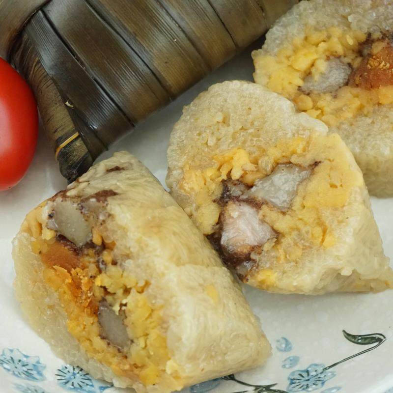 台山粽子新鲜农家手工风味真空五花肉蛋黄绿豆端午粽子200g*3只装