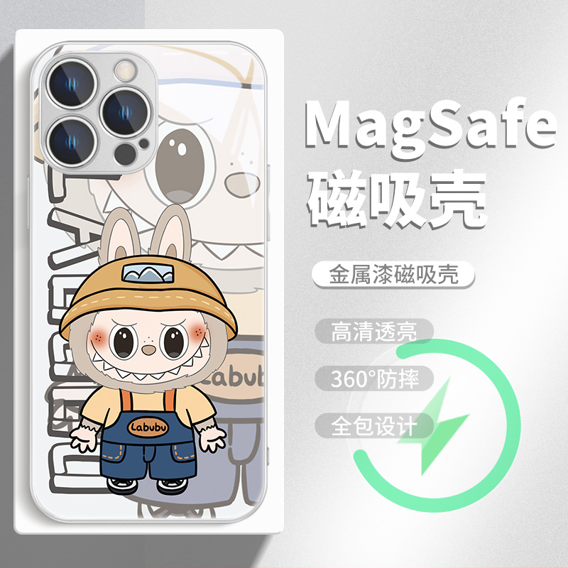 潮牌适用苹果系列手机壳玻璃