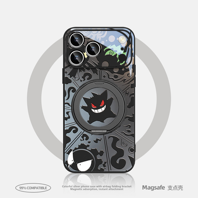 宝可梦适用苹果17手机壳磁吸支架
