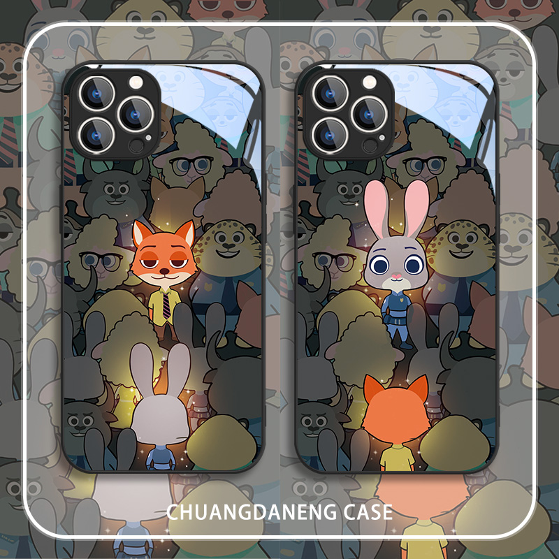 适用苹果14情侣液态玻璃手机壳