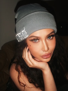 breaking毛线帽bboy秋冬保暖刺绣头转帽针织嘻哈美式街头百搭迷彩