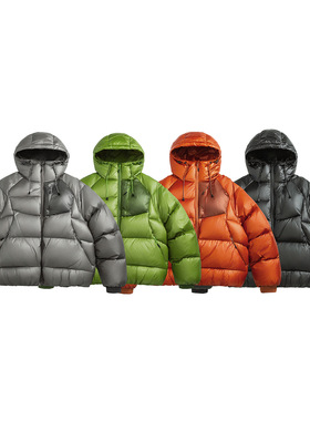 冬季新款连帽户外防水男女羽绒服90绒百搭保暖时尚美式户外休闲潮