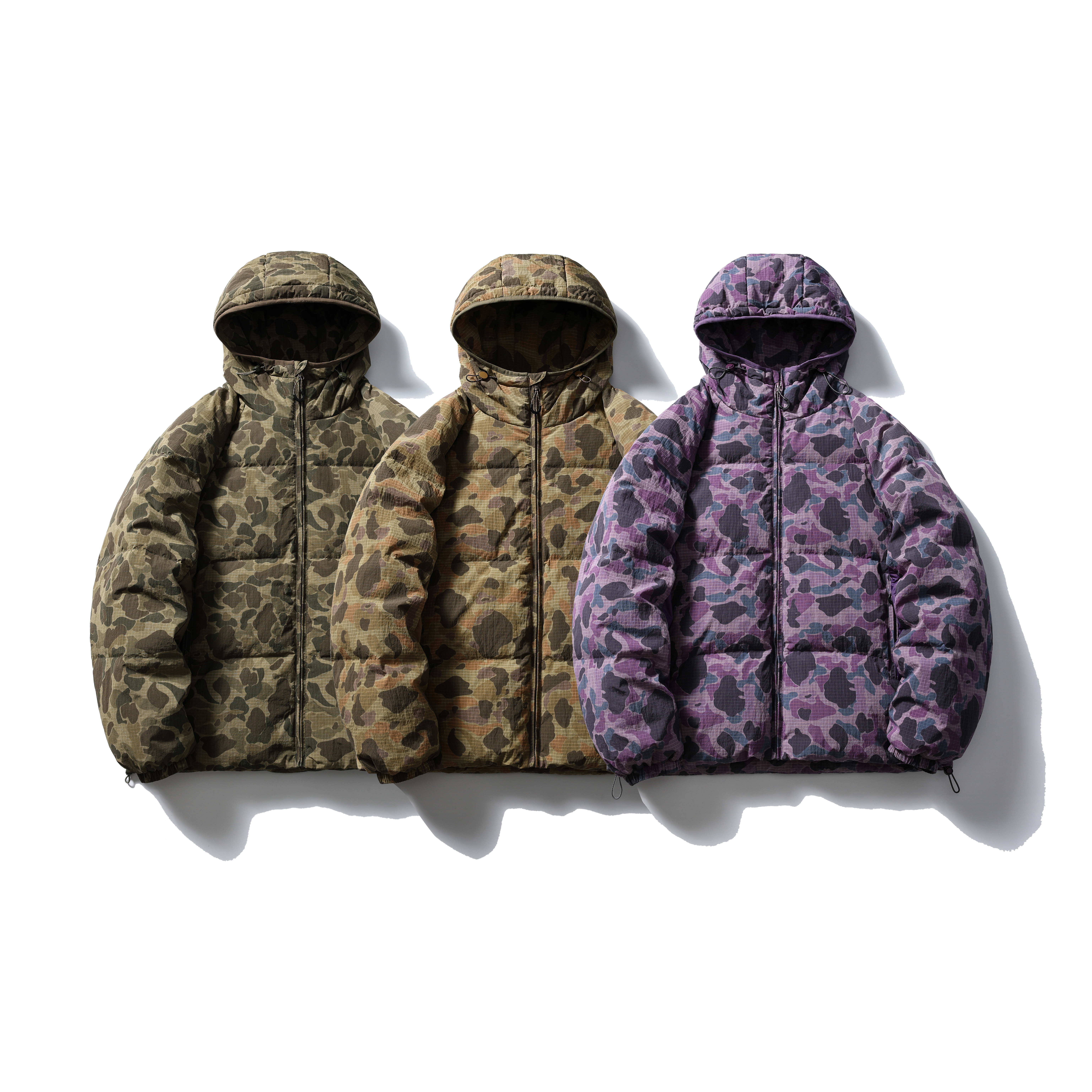 迷彩美式棉服户外廓形宽松通勤机能男女羽服外套工装厚实秋冬百搭