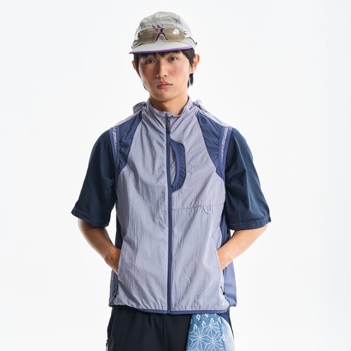 轻量化运动速干多功能马甲外套男女同款宽松马甲户外运动连帽坎肩