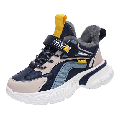 男童加绒棉鞋2025新款儿童鞋子