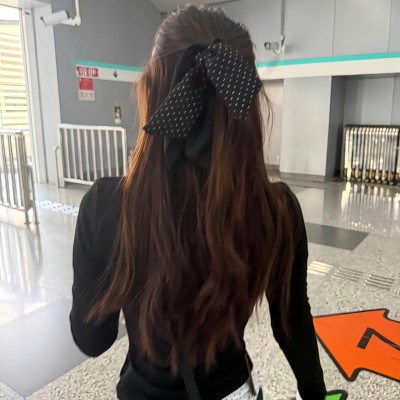 许我耀眼许妍赵露思同款波点发带