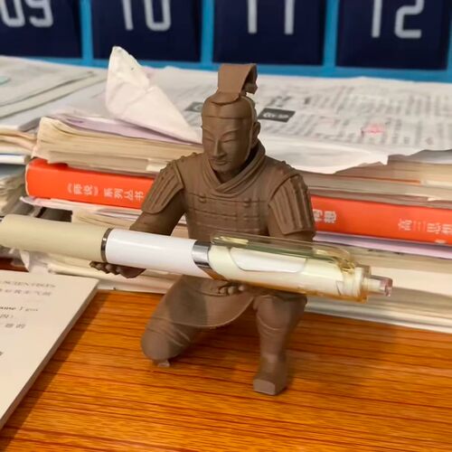 兵马俑忍者笔架3D打印模型玩具