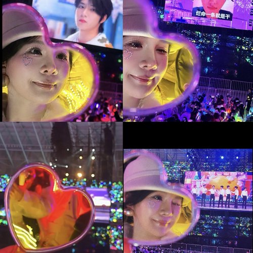 爱心小镜子女随身便携式化妆镜