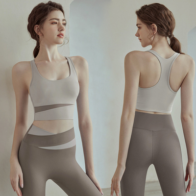夏季薄款臀显瑜伽套装文胸