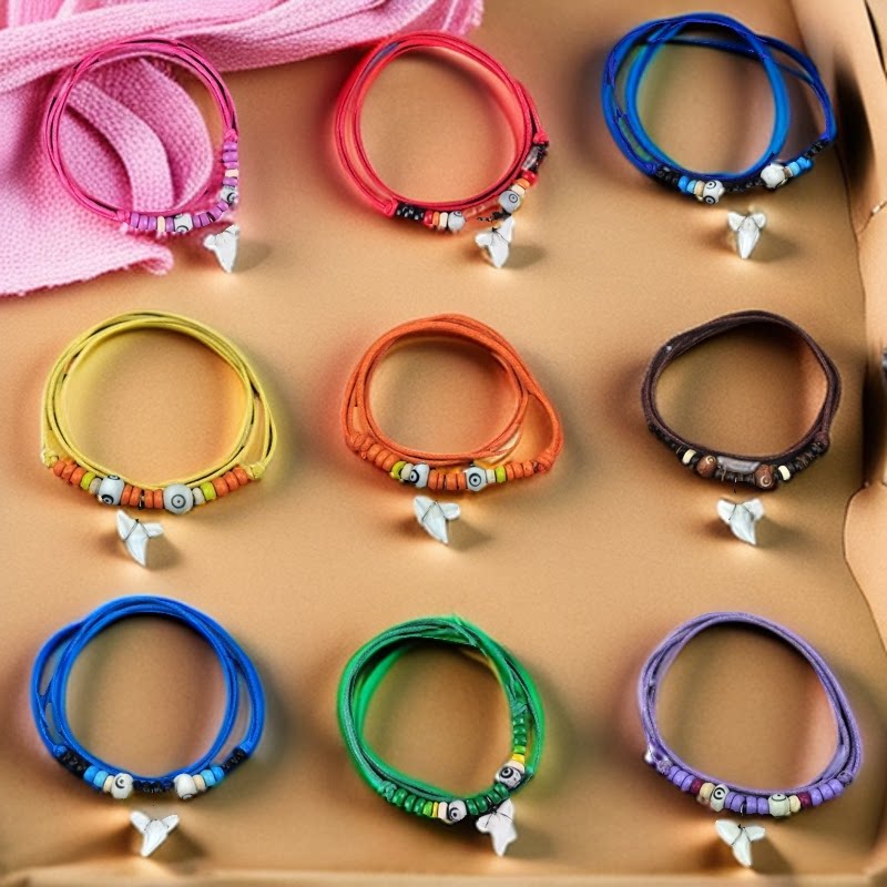 泰国鲨鱼牙齿项链男女个性吊坠东南亚饰品小众海洋风牙雕手工艺品