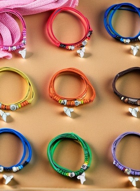 泰国鲨鱼牙齿项链男女个性吊坠东南亚饰品小众海洋风牙雕手工艺品