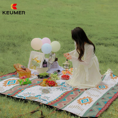 keumer野餐垫防潮垫加厚防水地垫户外露营帐篷帐内垫子草坪折叠垫