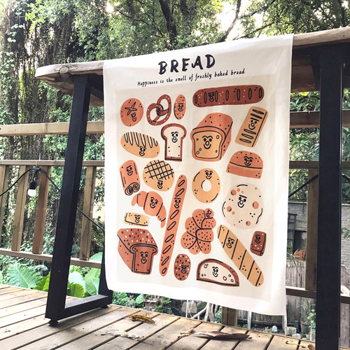 马吉吉法棍小众装饰背景布定制