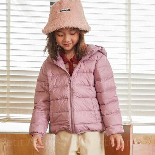 90短款轻薄羽绒服儿童