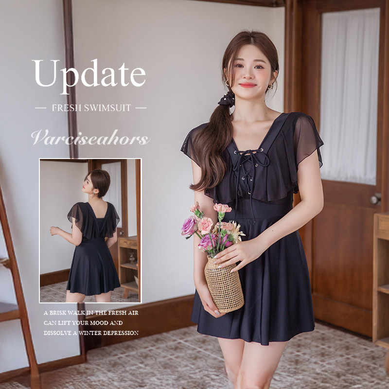 泳衣女款成人胖mm大码显瘦微胖女孩遮肉2025年新款泡温泉保守泳装