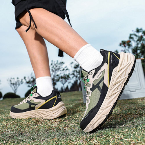 外贸hiking shoes轻便网面户外登山鞋男女徒步减震防滑耐磨运动鞋
