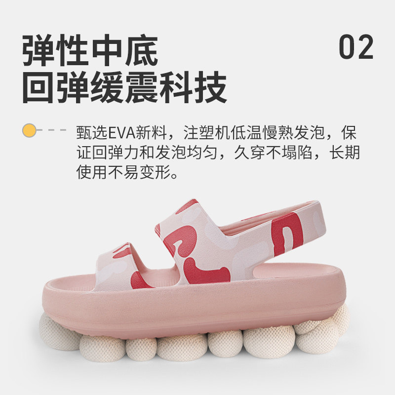 优调外穿运动凉鞋2022年新款女夏季厚底踩屎感凉拖鞋防滑软底孕妇|msdalam kategori Kasut wanita, Sandal - dari Buy2taobao.com untuk memberikan perkhidmatan ejen Taobao profesional membeli