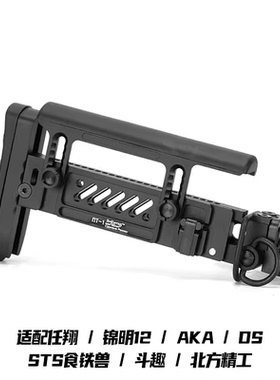 仁祥ak102金属泽宁特pt3后托战术托pt1响尾蛇ds74m锦明aka74u玩具