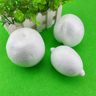 泡沫防真水果泡沫球保丽龙球苹果梨香蕉柠檬玉米幼儿园手工模型