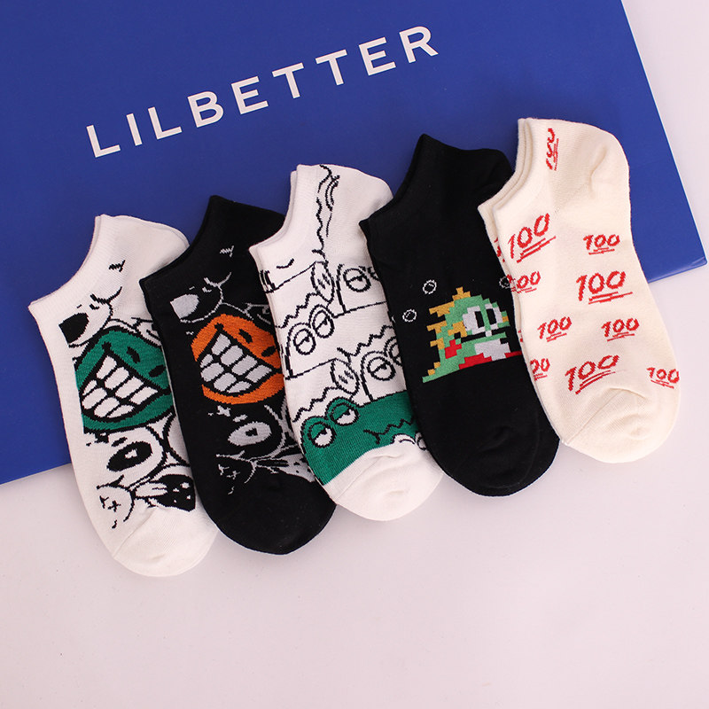 春夏季cityboy袜子男短袜uniquesocks日系卡通街头潮流低帮船袜女,女士内衣/男士内衣/家居服,船袜,淘宝优惠券,粉丝福利购,淘宝优惠卷