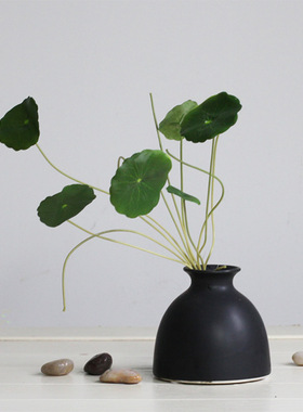 NA家 仿真花铜钱草绿色植物北欧风现代卧室书房客厅茶几装饰摆件