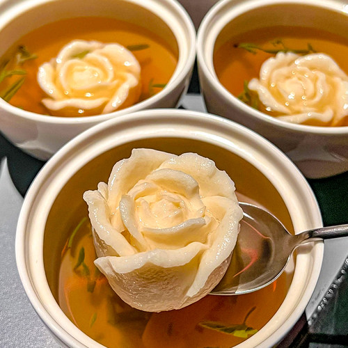 鱼蓉玫瑰花模具荷花鱼茸冰粉酒店创意布丁摆盘造型白凉粉烘焙磨具 - 封面