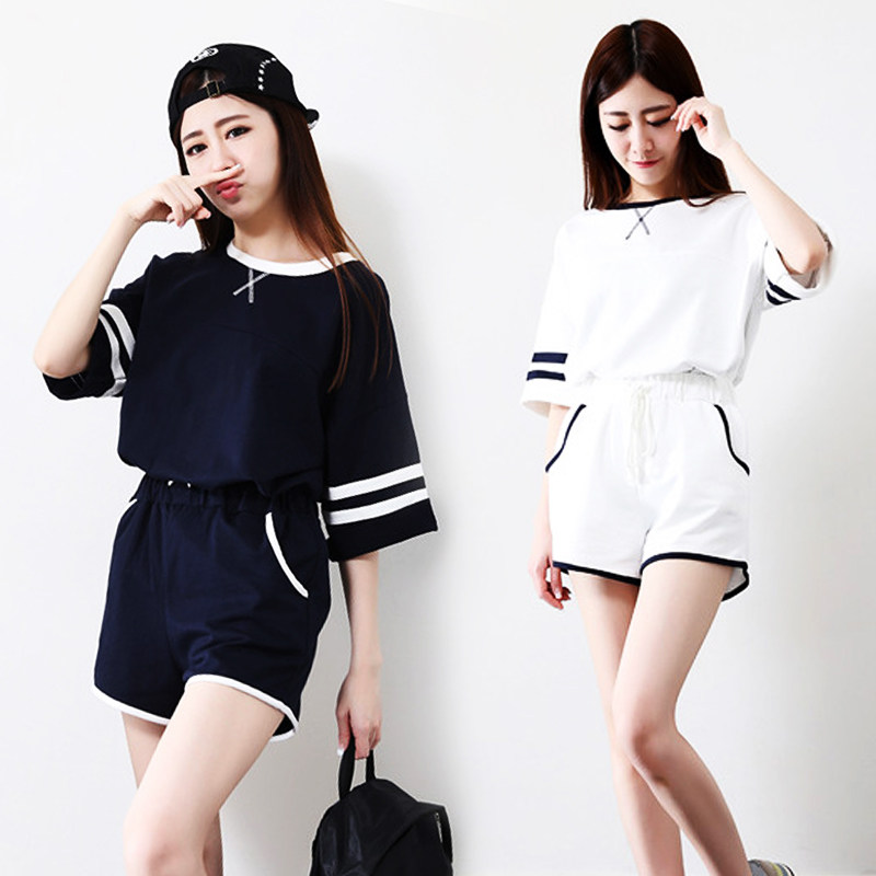 Korean Edition pajamas summer pure cotton Short sleeved Sweet lovely Home Furnishings Two suit Easy fresh student summerin the Women's clothing/Boutique , Set/Student uniforms/Work uniforms , Leisure sports suit  category - from Buy2taobao.com to provide professional Taobao agent buy service