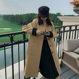 现货不起球毛呢中长款外套女185-9953-P185-K288，女装毛呢外套，浙宝185