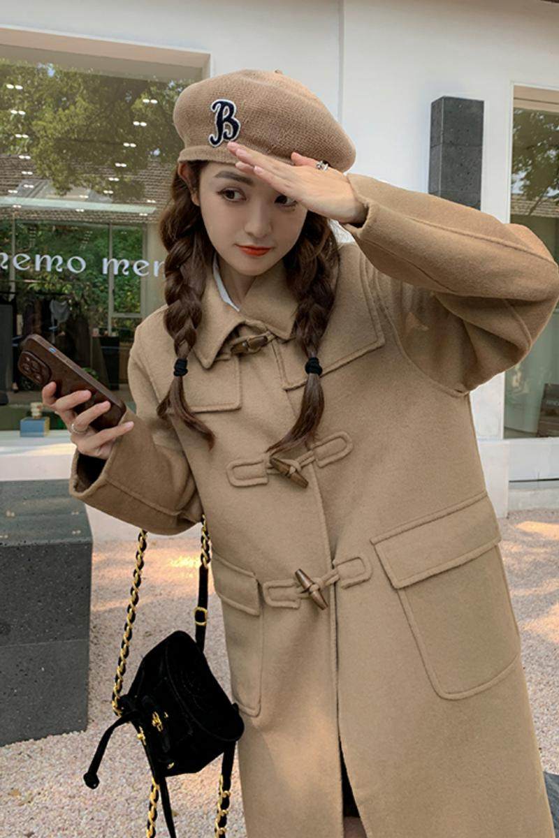 现货自己工厂生产双面呢双面羊绒大衣外套女185-9959-P290-K438,女装毛呢外套,浙宝185
