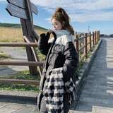 现货数据好撞色加厚保暖长款羽绒服女185-902-P330-K498，女装羽绒服，浙宝185