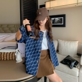 现货拼接牛仔短款外套女317-9907-P125-K178，女装短外套，浙宝185